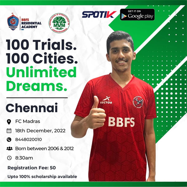 You are currently viewing Bhaichung Bhutia Football Schools Chennai Trials.