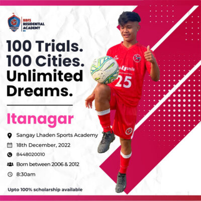 Read more about the article Bhaichung Bhutia Football Schools Itanagar Trials.