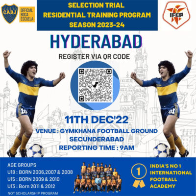 Read more about the article Boca Juniors Football School Hyderabad Trials.