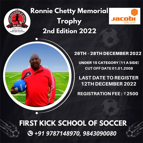 You are currently viewing Ronnie Chetty Memorial Trophy 2023, Coimbatore.