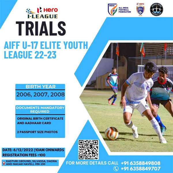 You are currently viewing Silvassa United FC Youth I-league Trials, Daman