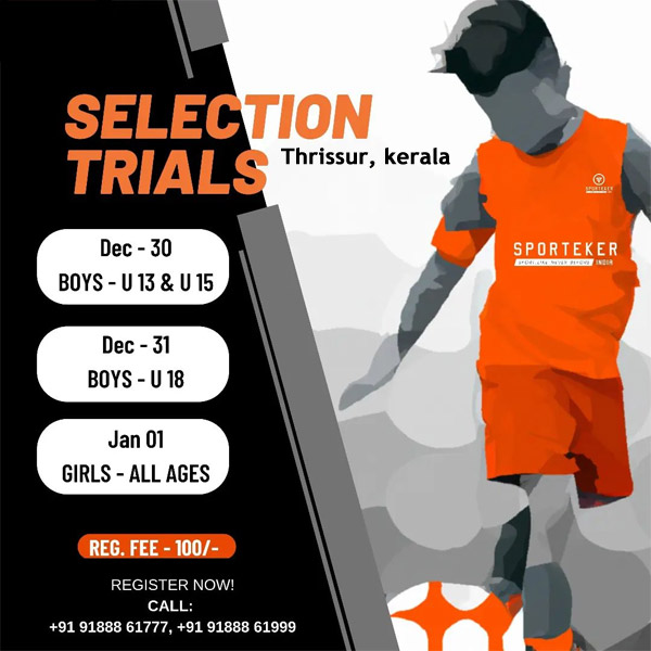 Read more about the article Sporteker India Academy Trials, Thrissur