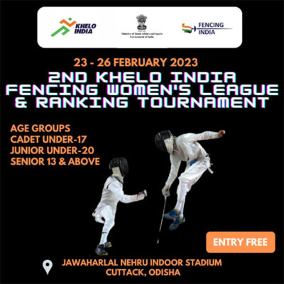 Read more about the article 2nd Khelo India Fencing Women’s League & Ranking Tournament