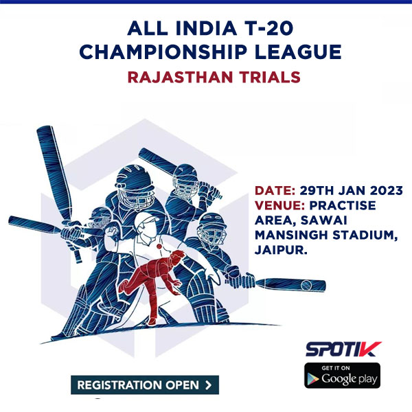 You are currently viewing All India T-20 Championship League Jaipur Trials