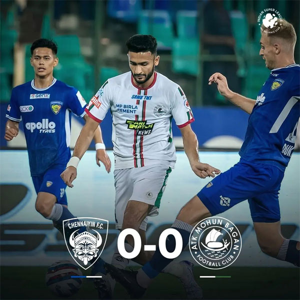 You are currently viewing Chennaiyin FC Hold ATK Mohun Bagan to Goalless Draw