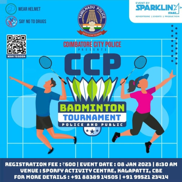 Read more about the article Coimbatore City Police Badminton Tournament.