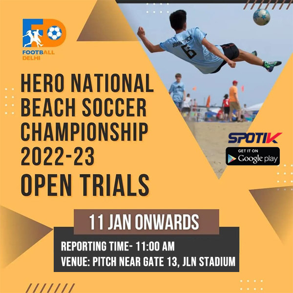 Read more about the article Delhi State Team Beach Soccer Open Trials