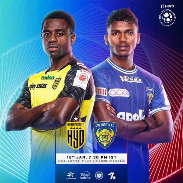 Read more about the article Hyderabad FC look to keep pace at the top as Chennaiyin FC chase playoff spot