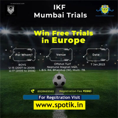 Read more about the article IKF Football Talent Hunt Trials, Mumbai