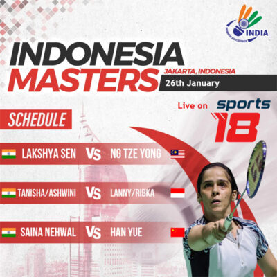 Read more about the article Indonesia Masters 2023 Match Day Fixture