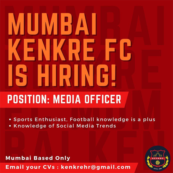 You are currently viewing Mumbai Kenkre FC Hiring Media Officer