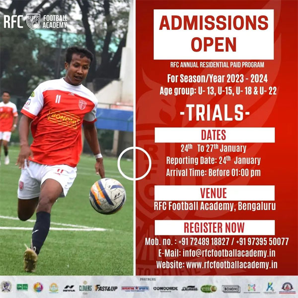 You are currently viewing Rebels FC Residential Trials, Bengaluru