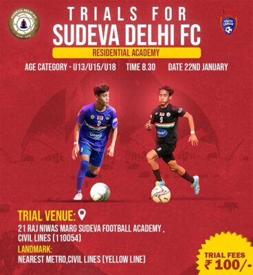 Read more about the article Sudeva FC Youth Trials, New Delhi