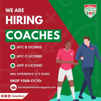 Read more about the article Himalayan FC Kinnaur Hiring Coaches