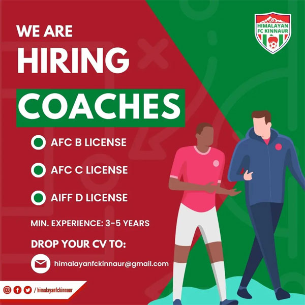 You are currently viewing Himalayan FC Kinnaur Hiring Coaches