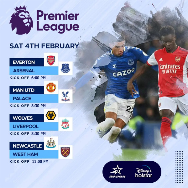 You are currently viewing Premier League Match Day Fixtures