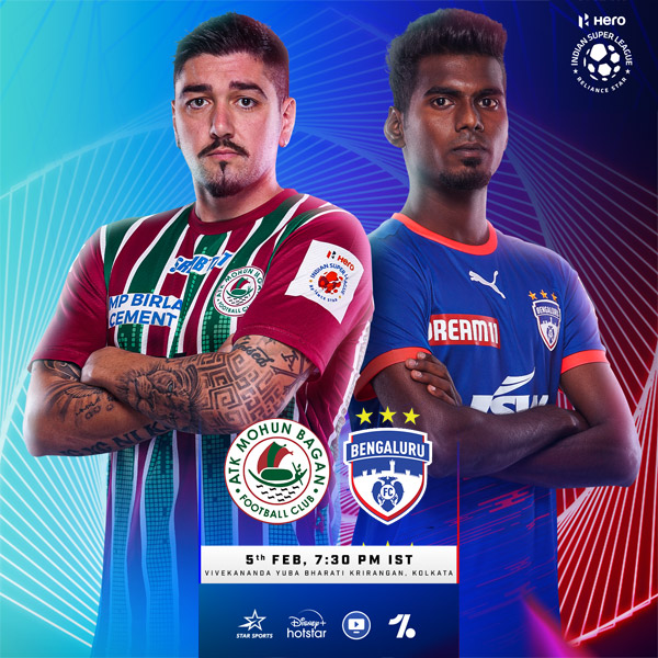 Read more about the article Bengaluru FC look to continue charge for playoffs as ATK Mohun Bahan eye third place