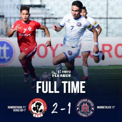 Read more about the article Hero I-league: Aizawl FC  2-1  Rajasthan United