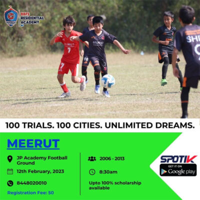 Read more about the article Bhaichung Bhutia Football Schools Meerut Trials