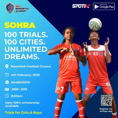 Read more about the article Bhaichung Bhutia Football Schools Trials, Sohra