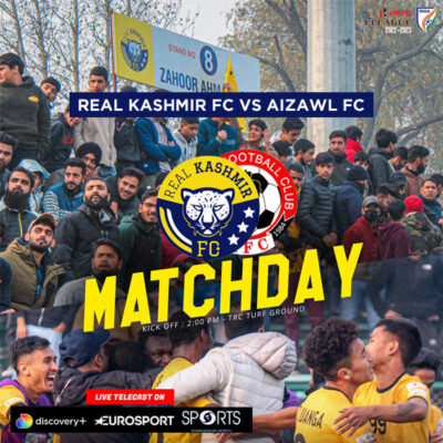 Read more about the article Hero I-League Matchday Fixture: Real Kashmir FC Vs Aizawl FC
