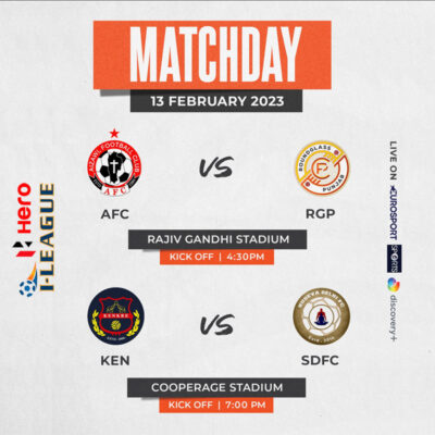 Read more about the article Hero I-league Matchday Fixtures – 13 Feb