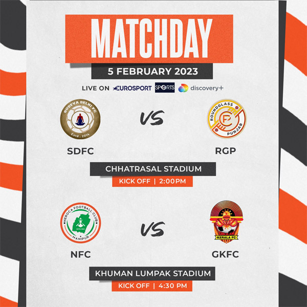 Read more about the article I-league Matchday Fixtures – 5th February