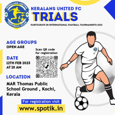 Read more about the article Keralans United FC Selection Trials for International Football Tournaments