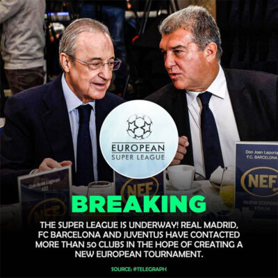 Read more about the article New European Super League announced, to replace Champions League