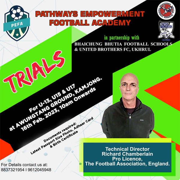 You are currently viewing Pathways Empowerment Football Academy Trials, Manipur