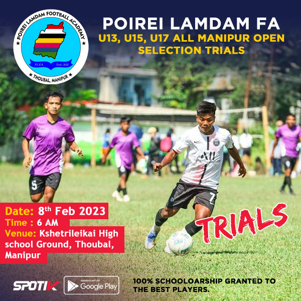Read more about the article Poirei lamdam Football Academy  Selection Trials, Manipur
