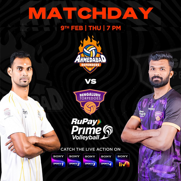 You are currently viewing Prime Volleyball Fixture: Ahmedabad Defenders Vs Bengaluru Torpedoes