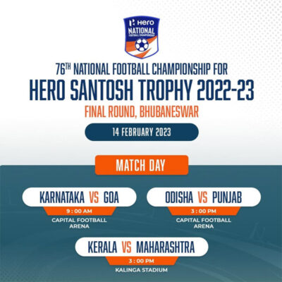 Read more about the article Hero Santosh Trophy Matchday Fixtures – 14 Feb