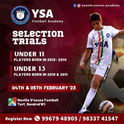 Read more about the article Youth Soccer Academy Trials, Mumbai