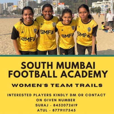 Read more about the article South Mumbai Football Academy Women’s Team Trials