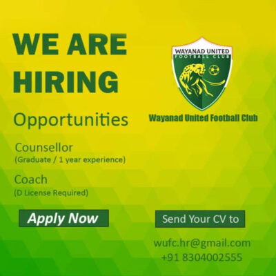 Read more about the article Wayanad United FC Hiring Coach, Kerala