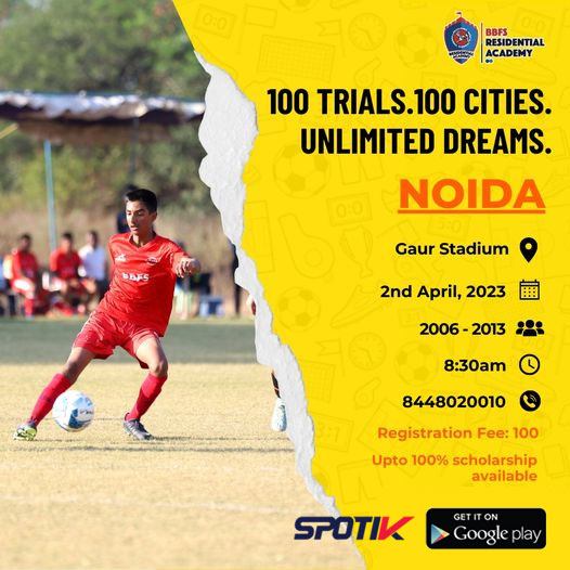 You are currently viewing Bhaichung Bhutia Football Schools Trials,  Noida