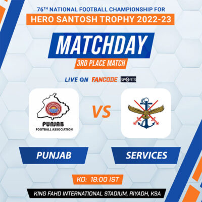 Read more about the article Santosh Trophy: Punjab Vs Services gear up for third-place match