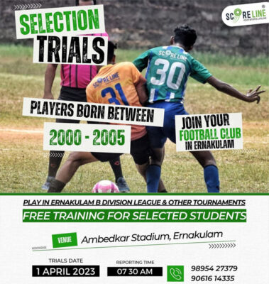Read more about the article Scoreline Sports Football Selection Trials, Kerala
