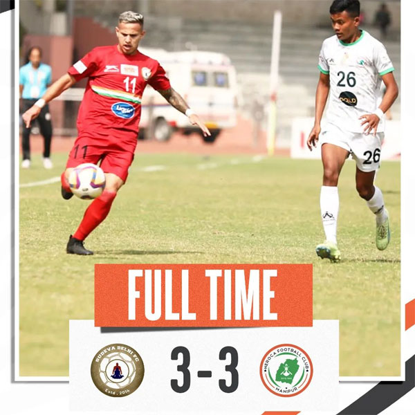 Read more about the article Sudeva Delhi relegated from  Hero I-League after a goal-fest draw with NEROCA FC