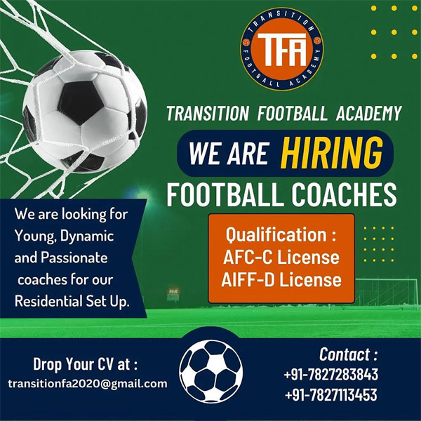 You are currently viewing Transition Football Academy Hiring Coaches, Haryana