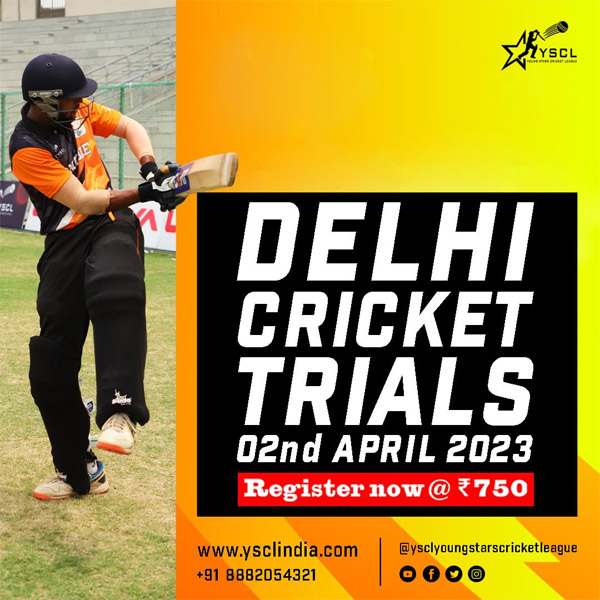Read more about the article Young Stars Cricket League Trials, New Delhi