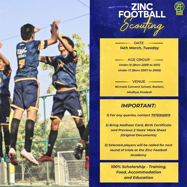 Read more about the article Zinc Football Scouting – Madhya Pradesh