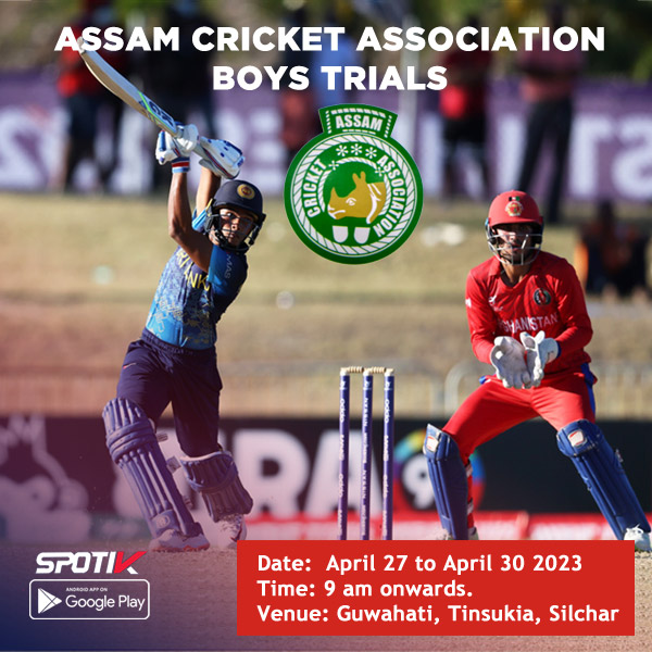 Read more about the article Assam Cricket Association Boys Selection Trials