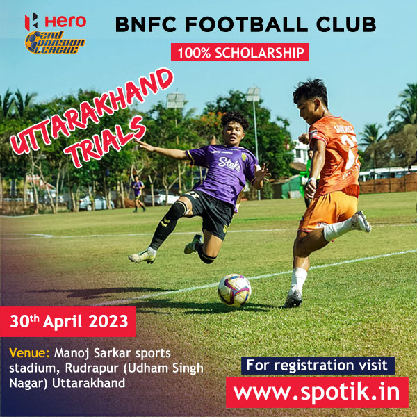 Read more about the article BNFC Football Club Trails, Uttarakhand