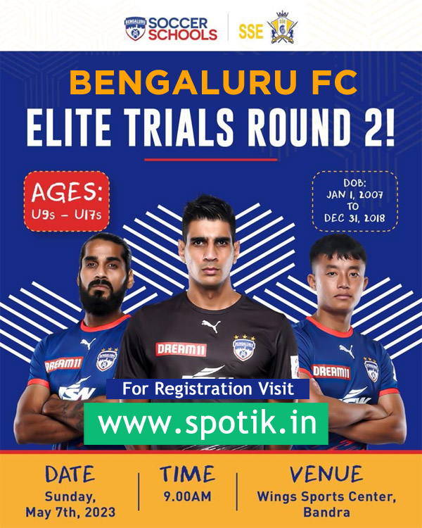 You are currently viewing Bengaluru FC Schools Elite Team Trials, Mumbai