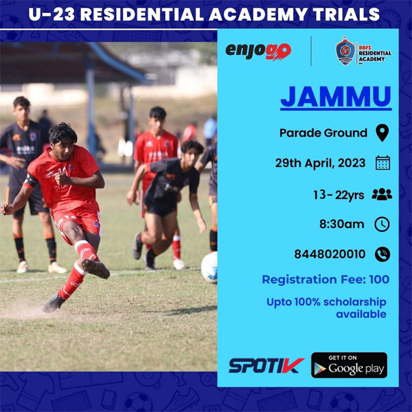 You are currently viewing Bhaichung Bhutia FS Selection Trials, Jammu