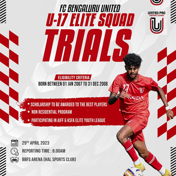 You are currently viewing FC Bengaluru United U17 Scout  Trials.
