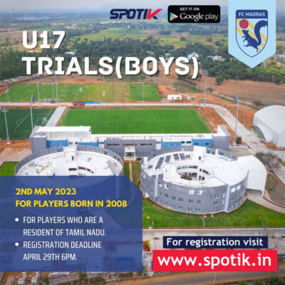 Read more about the article FC Madras Academy U17 Scout Trials, Tamil Nadu