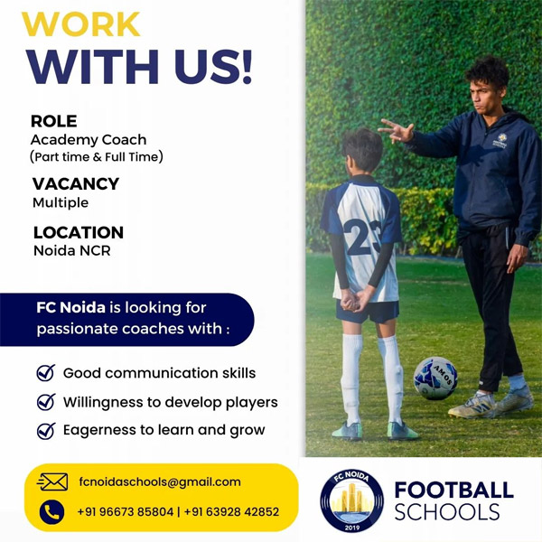 You are currently viewing FC Noida Football Schools Hiring Coaches.